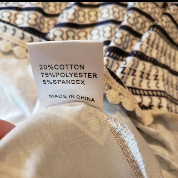 Bohemian Style Print Lace Patchwork Dress Medium - Picture 4 of 9